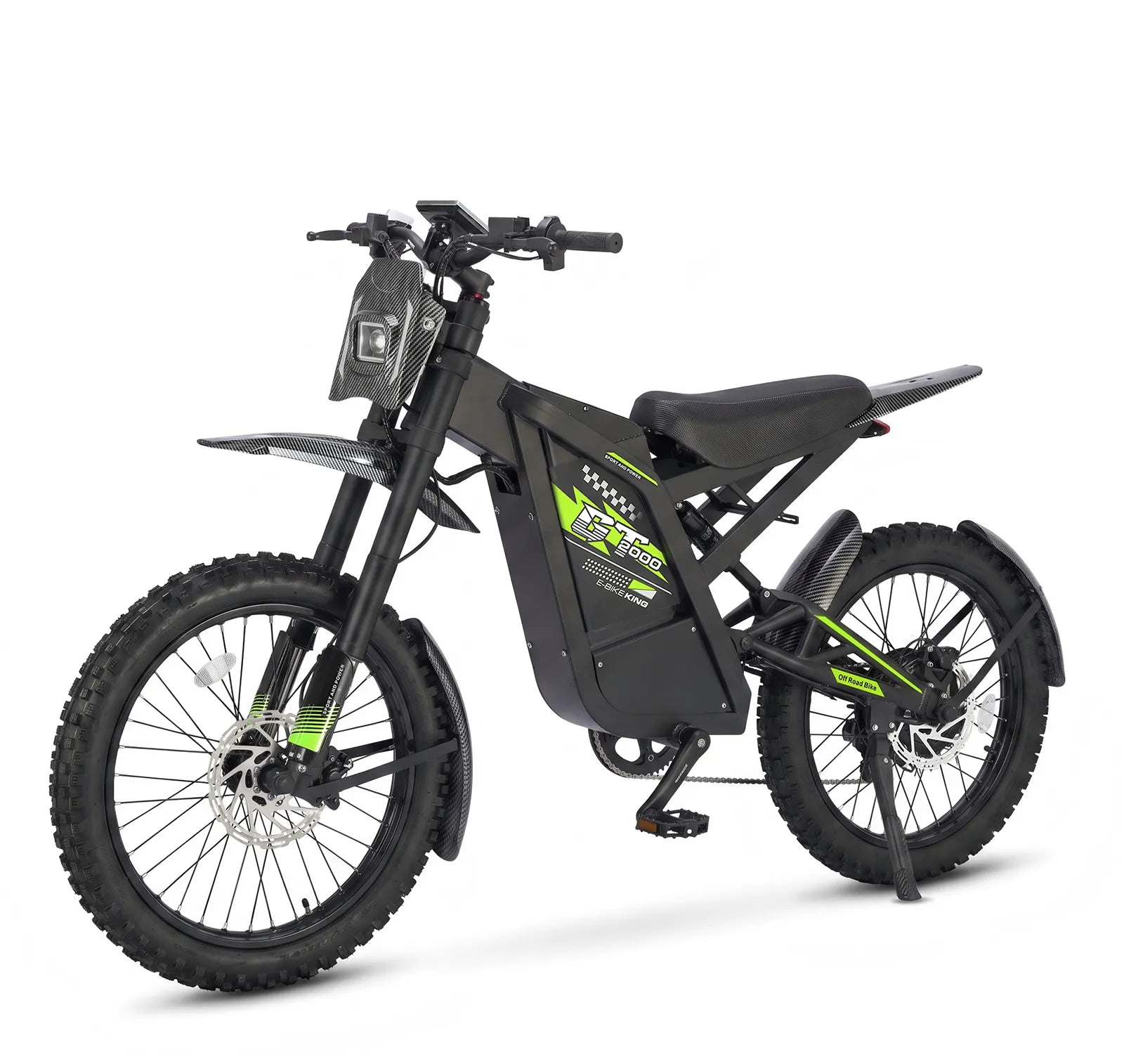 OUXI GT2000 Electric Off-Road Bicycle (Green)